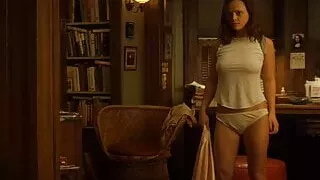 Christina Ricci - pokies in a tight t-shirt