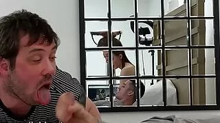 Alexa Nova makes her boyfriend suck a dick