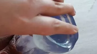 Fucking thick pussy with big dildo - Lydia gets a Cumshot