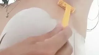 Indian Armpit Shaving 2