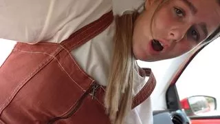 Rough Fuck In The Car! Licked Pussy And Pounded Her Pussy 4K