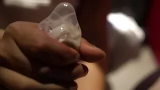 Blowjob and Handjob in video store