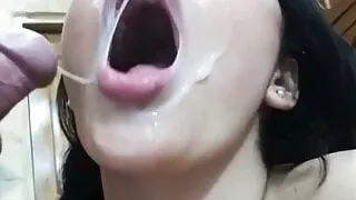 Emmaandandrew cum on face