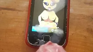 Mein erster Sperma Tribut auf Toy Chica