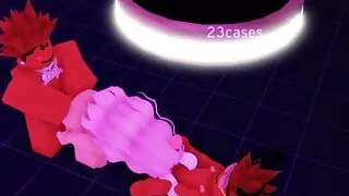 Roblox cute cumslut takes 2 bbc