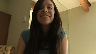 Busty babe gets oral and rides