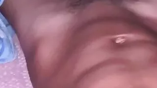 Daddy bareback fucks his slutty twink on the sofa