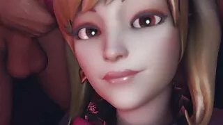 D.Va bukkake for her fans