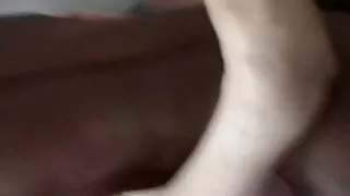 Cuckold watching and recording his wife having sex with BBC