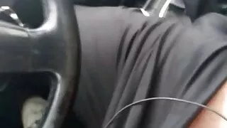 Masturbation during drive a car