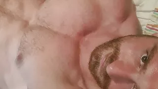 Fitness model is jerking off in home and very good show body