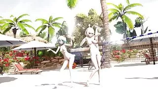 MMD R18 Miku and Sirius Cinnamons X Evening Cinema - Summer
