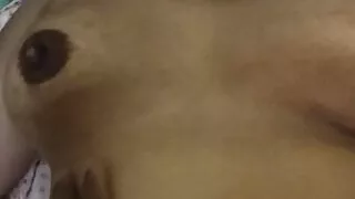 Playing with boobs and pussy