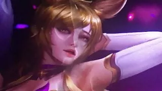 Ahri Star Guardian Tribute Will cum her body with semen SOP