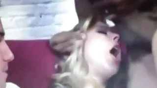 Two Girls Pegg Man Pegging