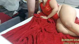 Blowjob WITHOUT STRIPPING, SUCKING TWO BOYS UNTIL THEY CUM