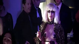 Emma Roberts and Suki Waterhouse in see-through lingerie