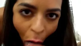 Needy Step Sister Rides my Cock to keep me Quiet