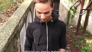 He Gives This Guy An Amazing Blowjob While Chilling