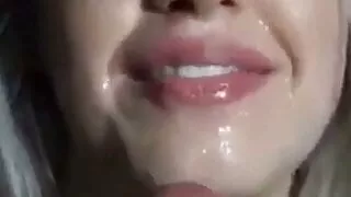 Blowjob and cumshot