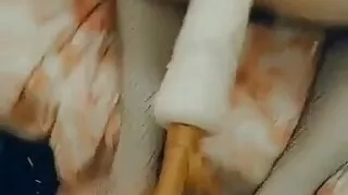 She's toying sissy ass