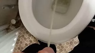 Toilet golden shower