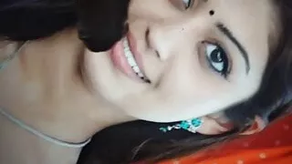 Pranitha pretty facial rubbing navel spitting oily black coc