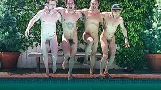 Hottest Amateur Summer Foursome - NextDoorHomemade