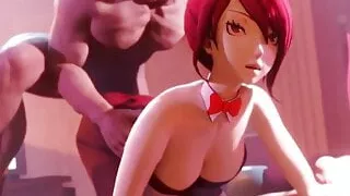 Fuuka Mitsuru Yukari In A Gangbang