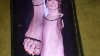 Andi Matichak Sexy Feet Massive Cumshot