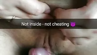 Don't be upset, hubby! Not inside - not cheating! - Milky Mari