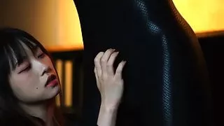 fx-tube com Goth Mistress training zentai slave