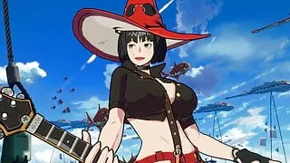 GGST ryona - I-No curvy mod (Jp voice)