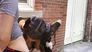 yummy, wet blowjob  with dancing at canadian national exhibition