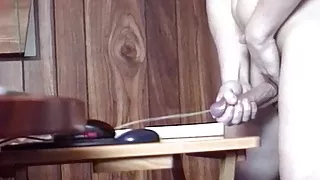 Young cock is still so hard after cum