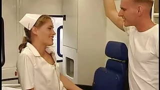 Slutty nurse Anja Juliette Laval, upscaled to 4K