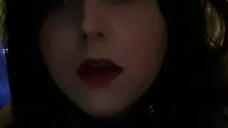 Sissy Slave fucks herself with a dildo