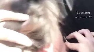 Persian Iranian Bitch Giving Head In Car & Swallowing