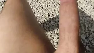 showing my cock in public