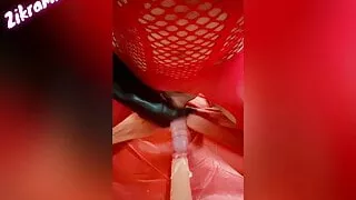 Crossdresser Zikramxxx masturbating