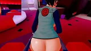 Tsume Inuzuka - Huge Ass and Tits Milf serves Femboy (Naruto