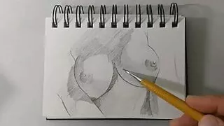 Step sister's boobs art