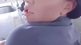 Hot MILF Gets her Big Tits Fondled by Stepson