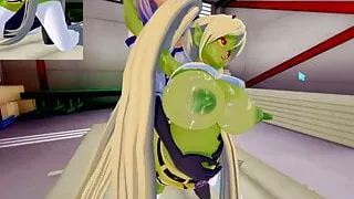 Femboy Fucks Cheerleader Goblin With Big Milky Tits