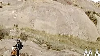 Superb beauty fucking a hard cock outdoors