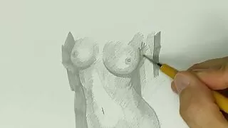 How to draw a nude body really easy