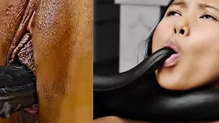 Real Life Hentai - May Thai has fun with Aliens, Creampie