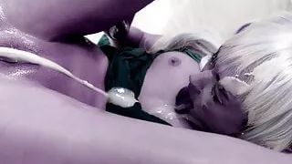 Real Life Hentai - Dark elf fuck Alien monster w Milky Boobs