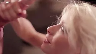 Elegant and romantic oral sex performance