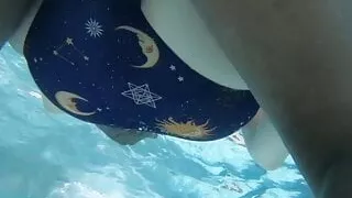 bbw sexy lady has pool party sex with black cock